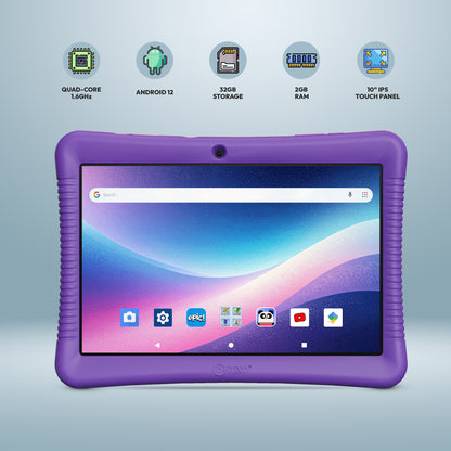 Contixo K102 10" Kids Tablet, Featuring Epic & Lingo Kids, 15 Educational Apps