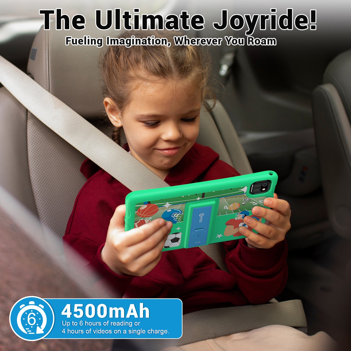 Contixo K103B Kids Tablet -" HD Screen, 64GB, Parental Controls, 80 Disney eBooks