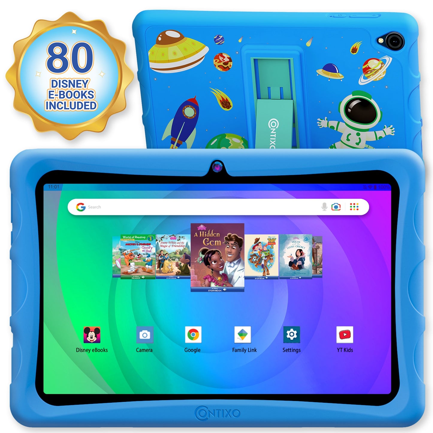 Contixo K103B Kids Tablet -" HD Screen, 64GB, Parental Controls, 80 Disney eBooks