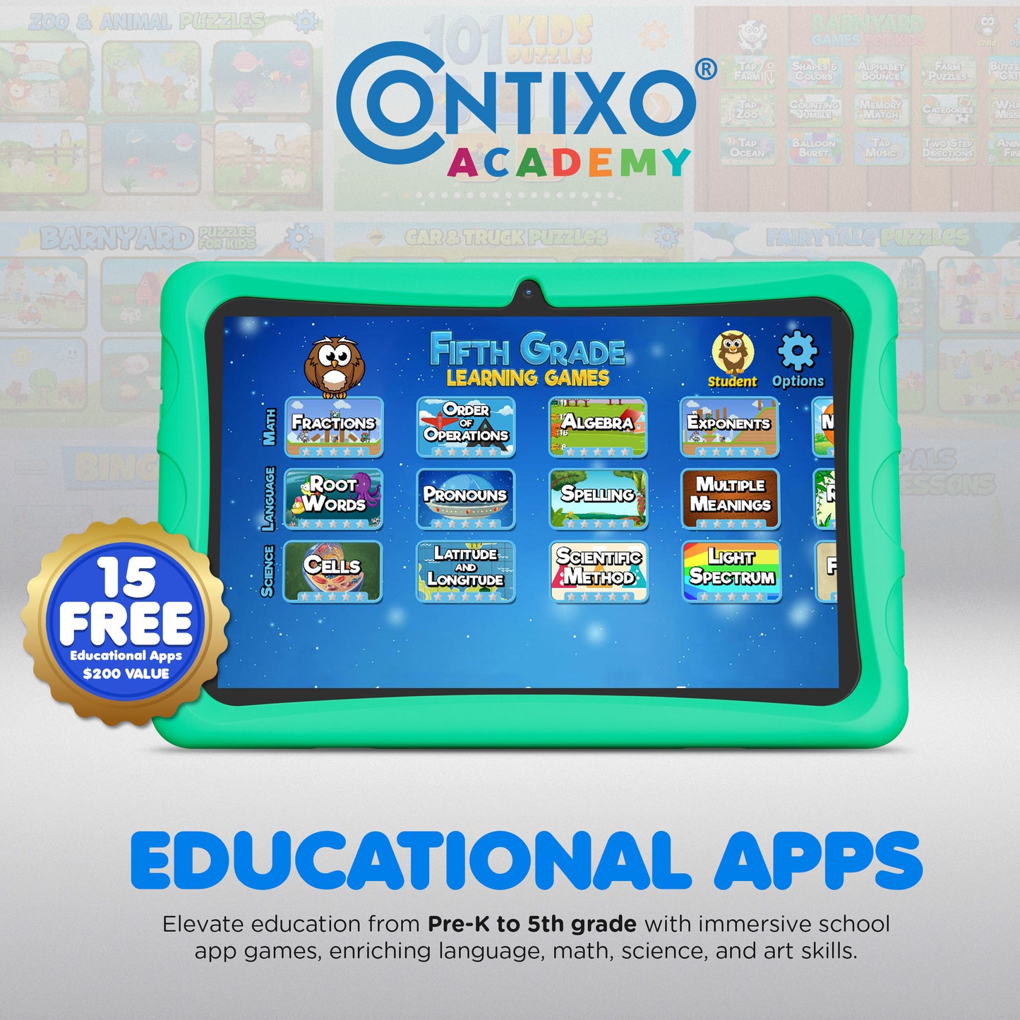 Contixo K103A 10-Inch Kids 64GB HD Tablet