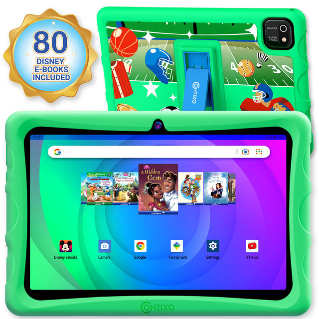 Contixo K103B Kids Tablet -" HD Screen, 64GB, Parental Controls, 80 Disney eBooks