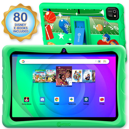 Contixo K103B Kids Tablet -" HD Screen, 64GB, Parental Controls, 80 Disney eBooks