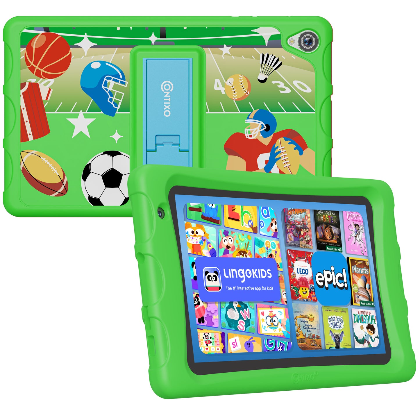 Contixo K80 8-Inch Kids Tablet Featuring 80 Disney eBooks - 2GB + 64GB