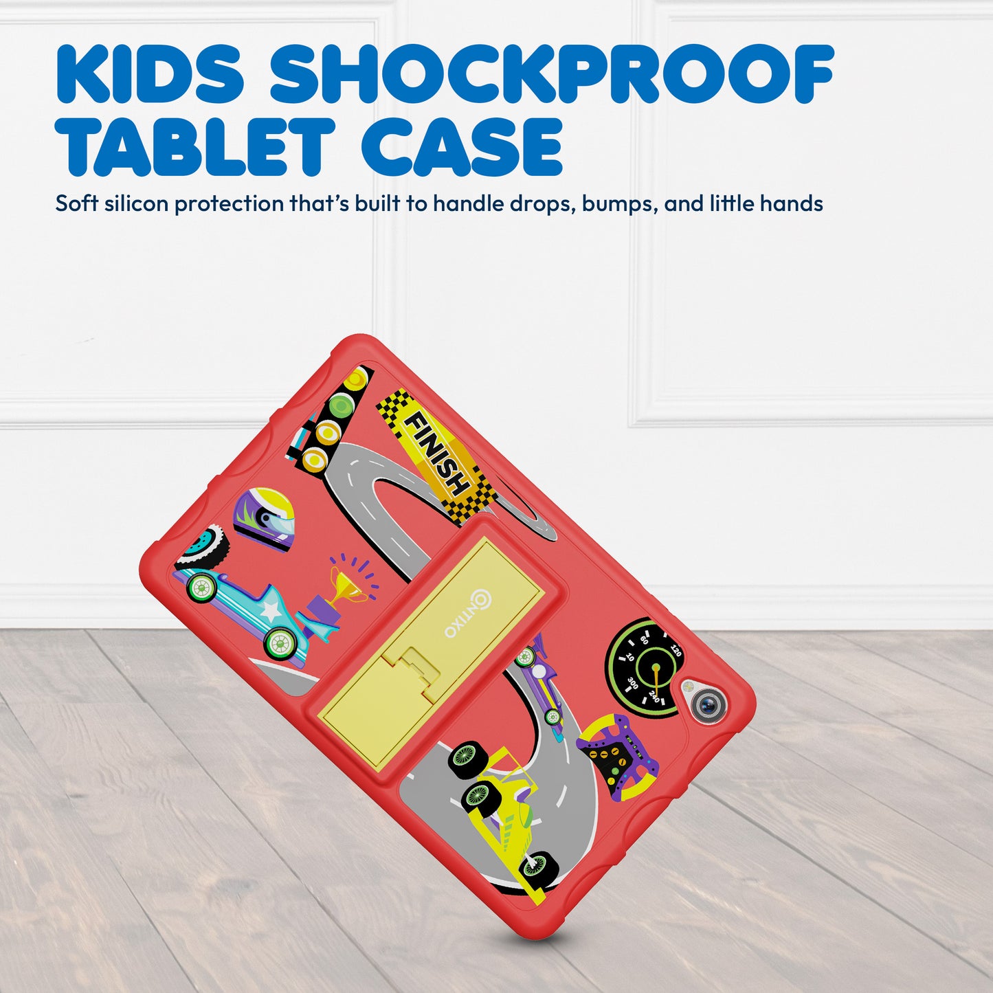 Contixo K80A - 8" Kids Tablet, 2025 Model, 80 FREE Disney eBooks, Educational Android Tablet for Ages 3-12, 32GB, Kid-Proof Case with Kickstand, Android 13