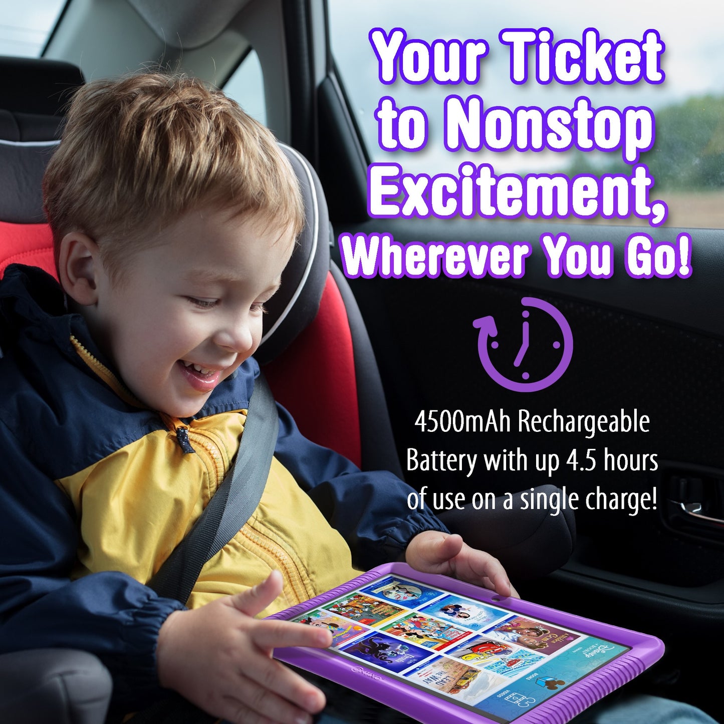 Contixo K102 10" Kids Tablet Featuring Disney E-Books