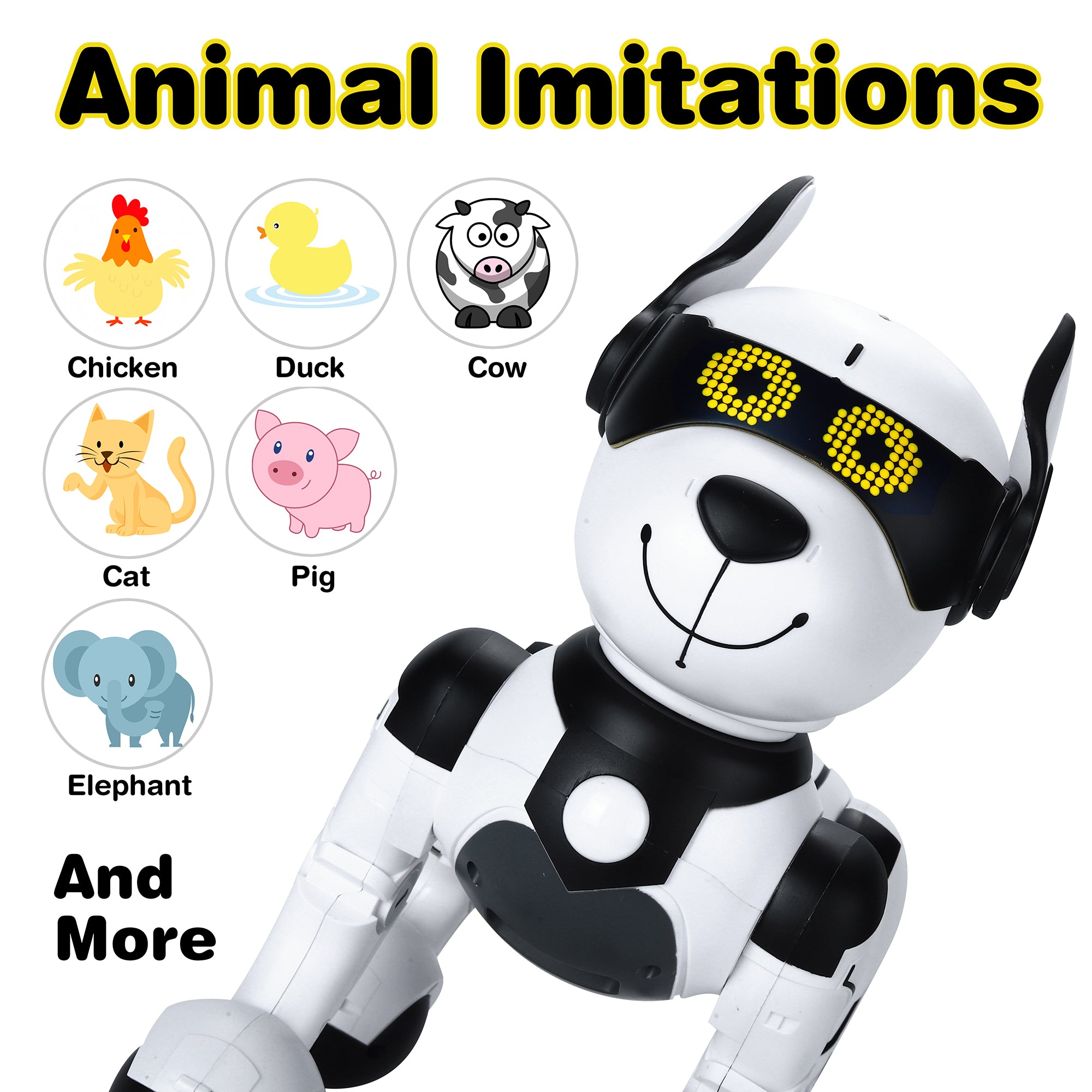Lavet til at huske Lejlighedsvis arbejdsløshed Contixo R4 Smart Interactive IntelliPup Robot Dog Toy for Kids