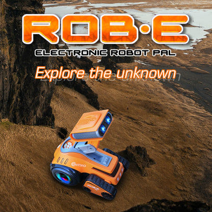 Contixo R5 Moon Rocket Rob-E Electronic Robot Toy for Kids - Dances, Plays Music, Light-Up Eyes