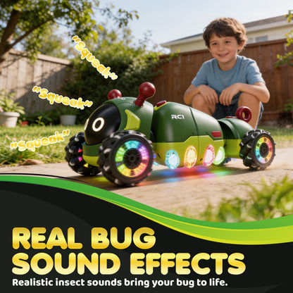 Contixo RC1 Mech Stunt Caterpillar Car for Kids - Futuristic 360° Omni-Directional RC Vehicle with Mist Spray, Colorful LED Lights & Sound, Flexible Torsion Body All-Terrain Stunt Car, 2.4GHz Remote Control Toy