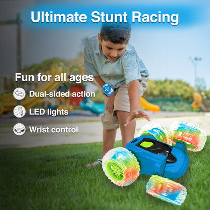 Contixo RC Stunt Car 4WD - 360 Spins, LED Lights