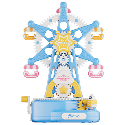 Contixo ST11 Ferris Wheel Building Set | 37-Piece Toy with Music & Hand Crank