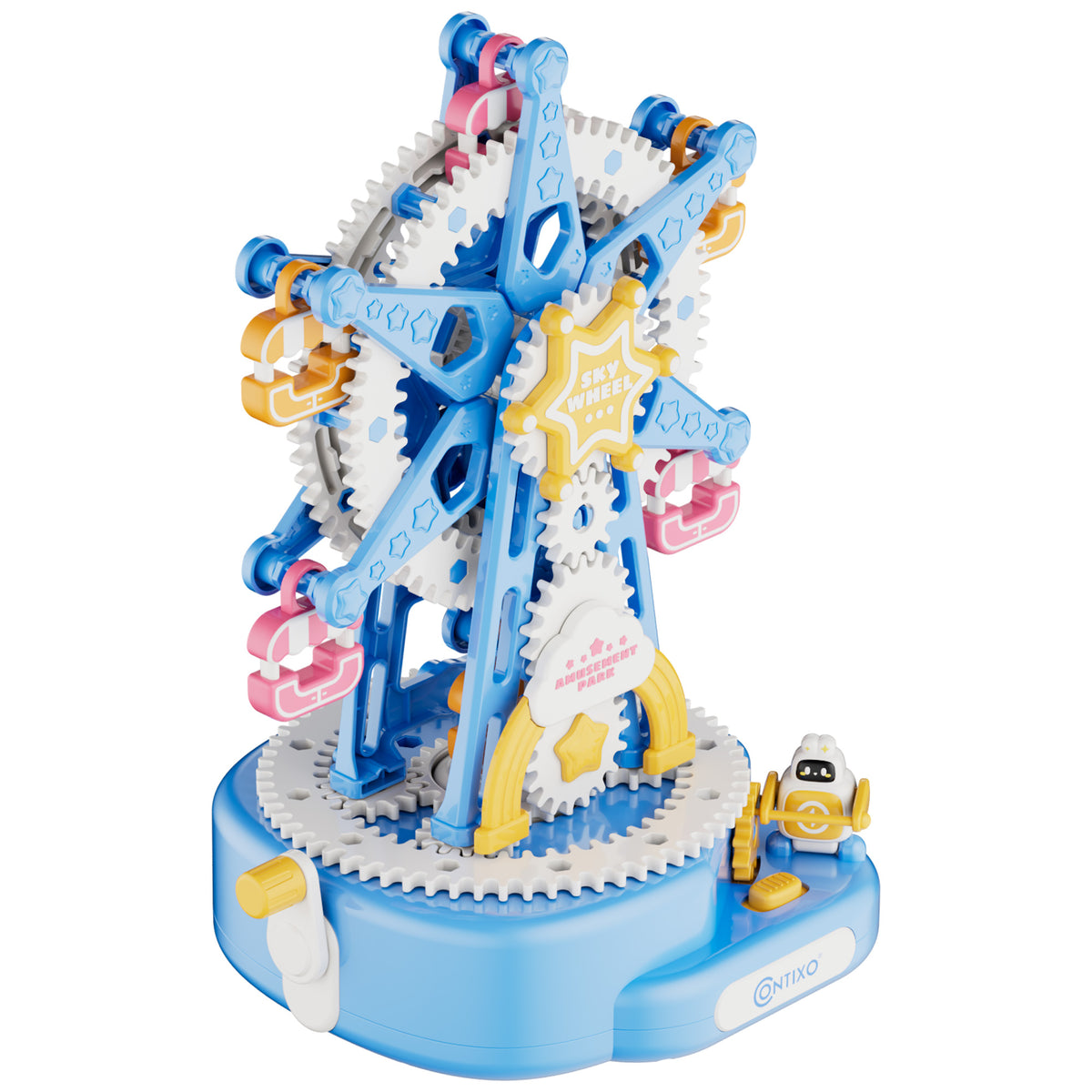 Contixo ST11 Ferris Wheel Building Set | 37-Piece Toy with Music & Hand Crank