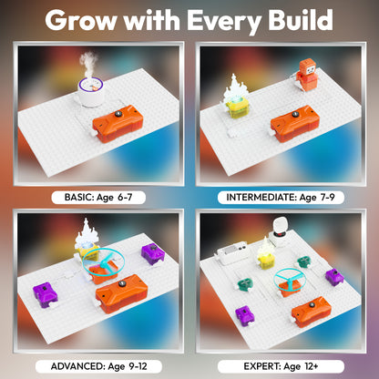 Contixo - ST36 Science Circuit Block Set, STEM Electronic Building Kit, Hands-On Learning Circuit Blocks