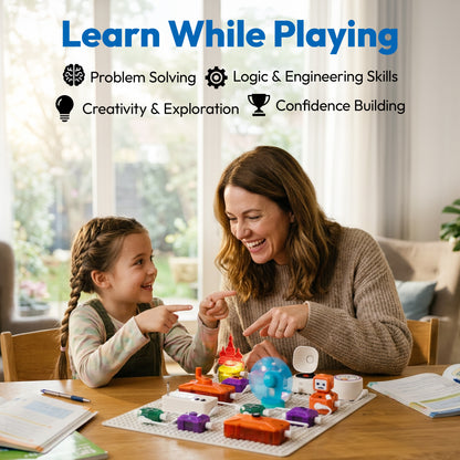 Contixo - ST36 Science Circuit Block Set, STEM Electronic Building Kit, Hands-On Learning Circuit Blocks