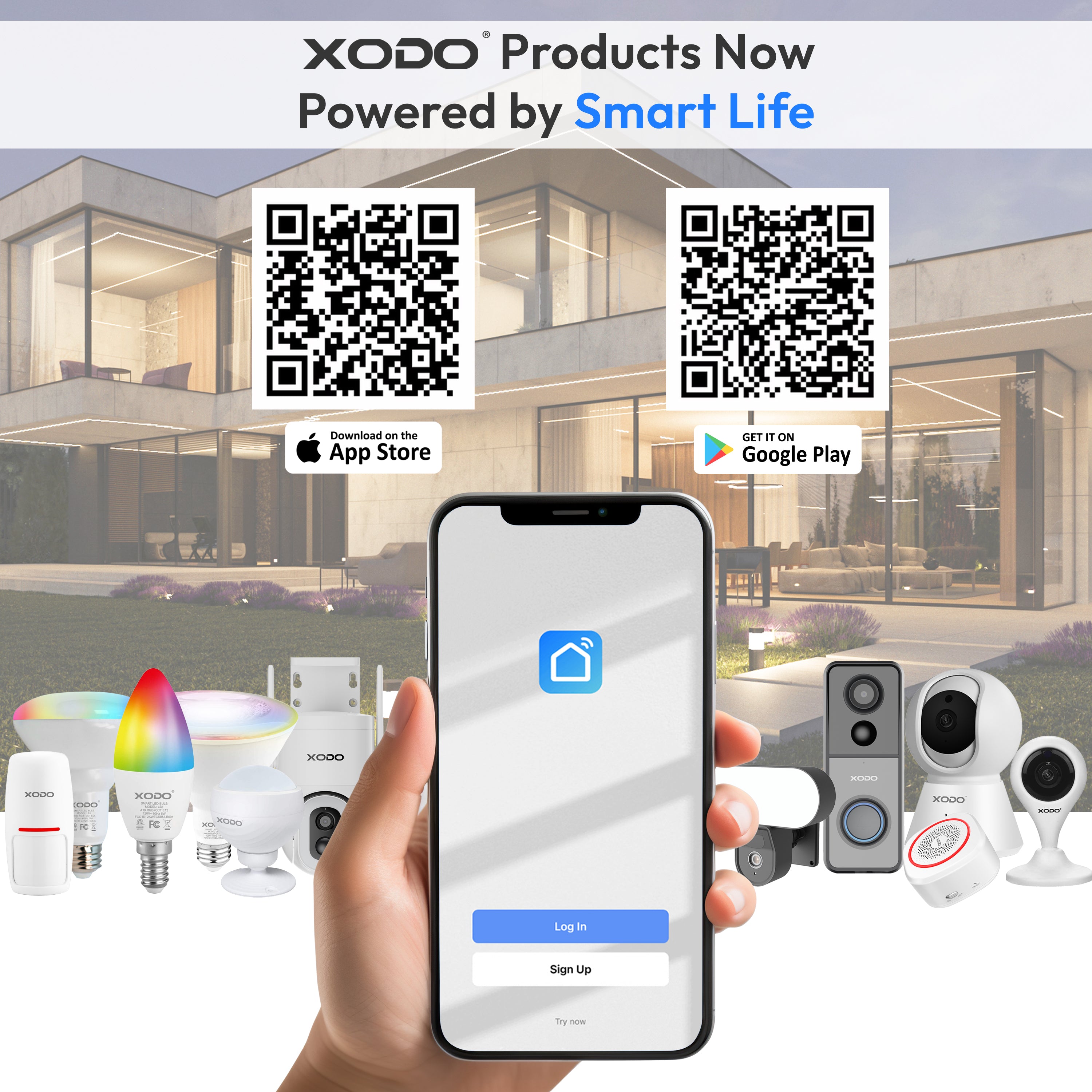 XODO E6 Smart Wi-Fi Camera - Pet and Baby Monitor with Night