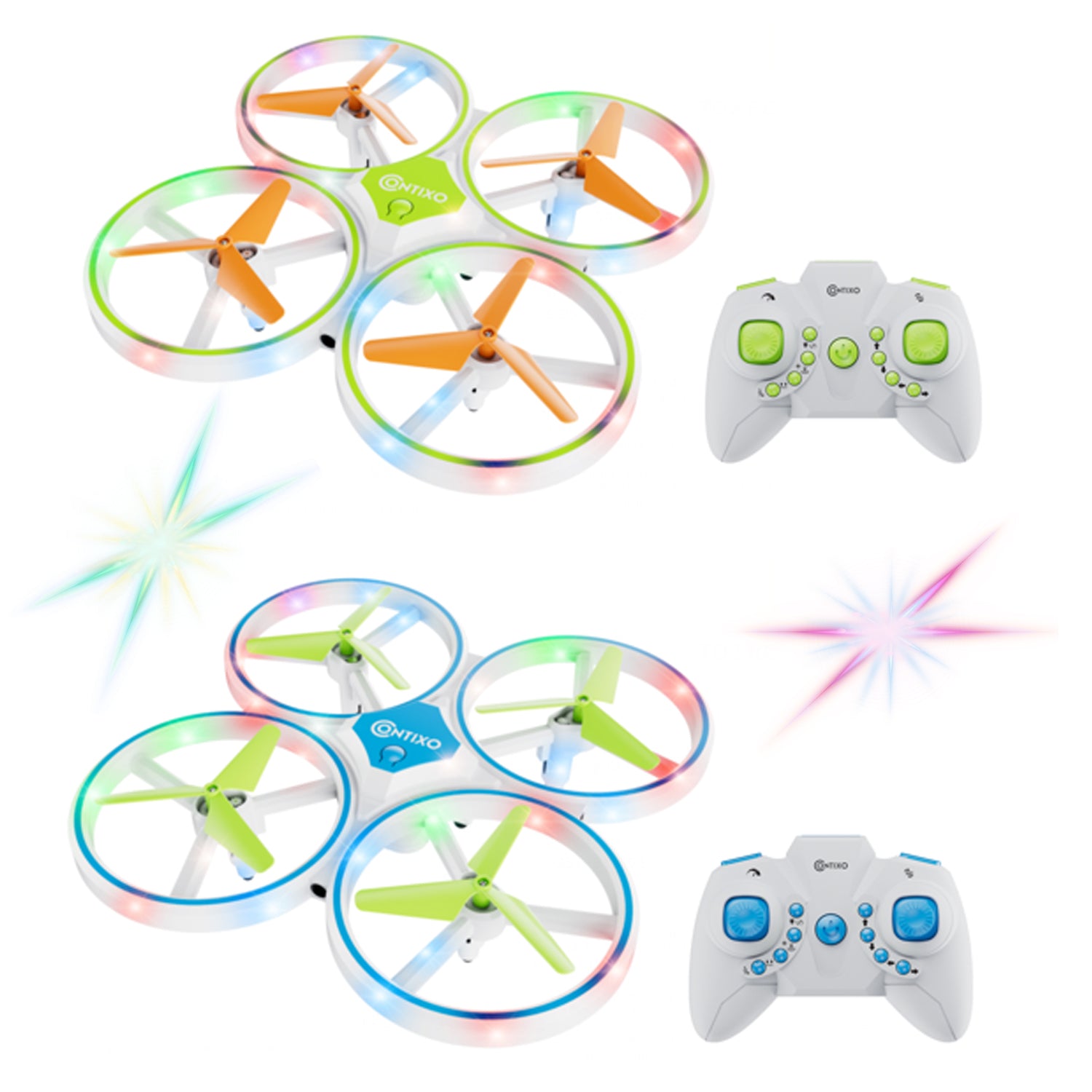 Contixo 7" TD1 Dragonfly Drone with LED Light Effects