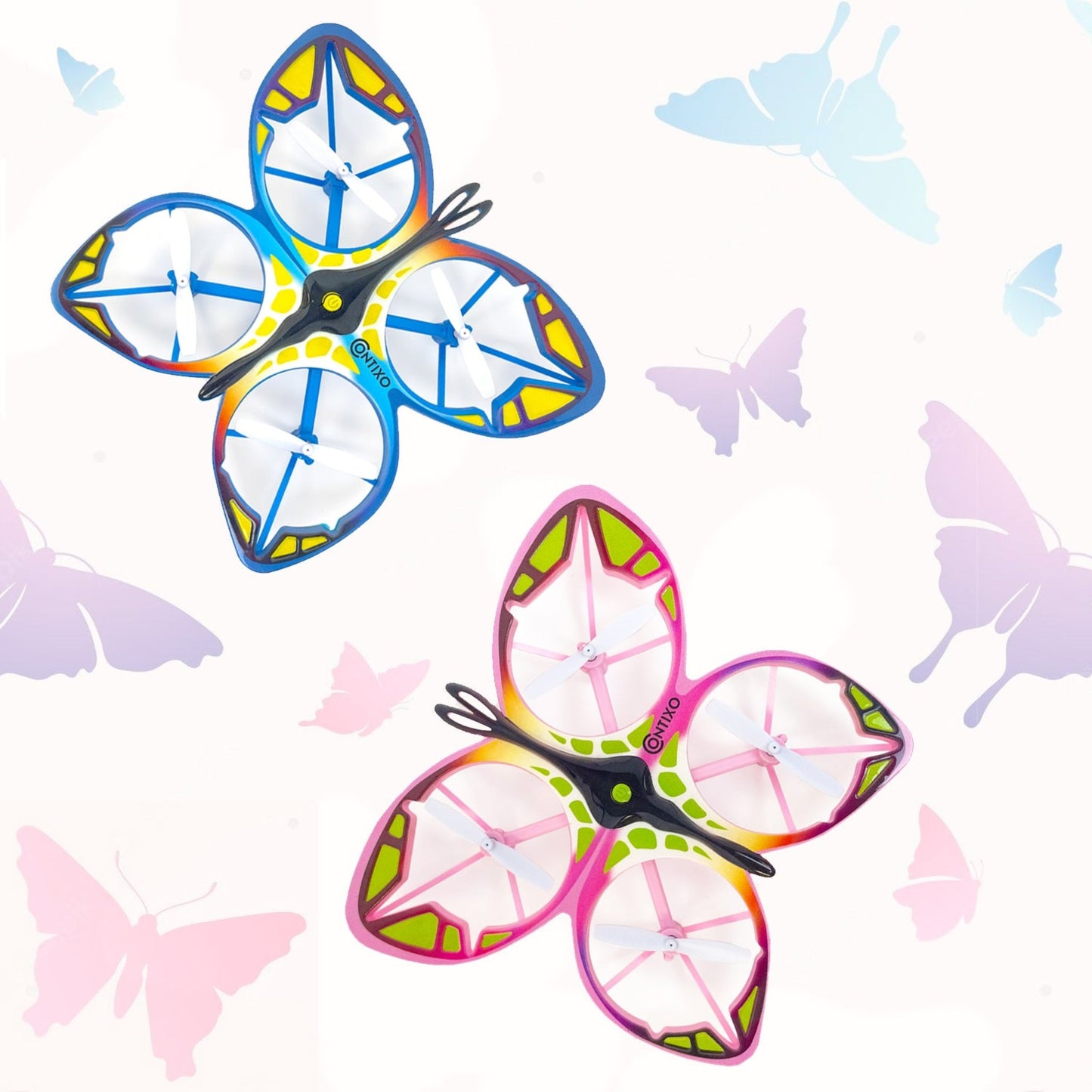 Contixo TD2 Butterfly Kids Drone - LED Lights, 360- Stunts, 14