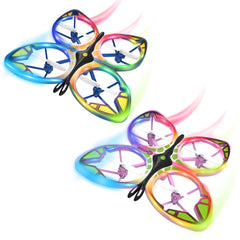 Contixo TD2 Butterfly Kids Drone – LED Lights, 360° Stunts, 14 Min Flight