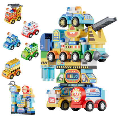 Contixo TF1 2-in-1 Transforming Building Set, 93 Pieces, Ages 3+