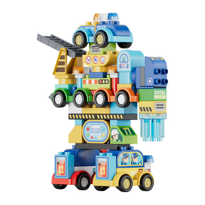 Contixo TF1 2-in-1 Transforming Building Set, 93 Pieces, Ages 3+