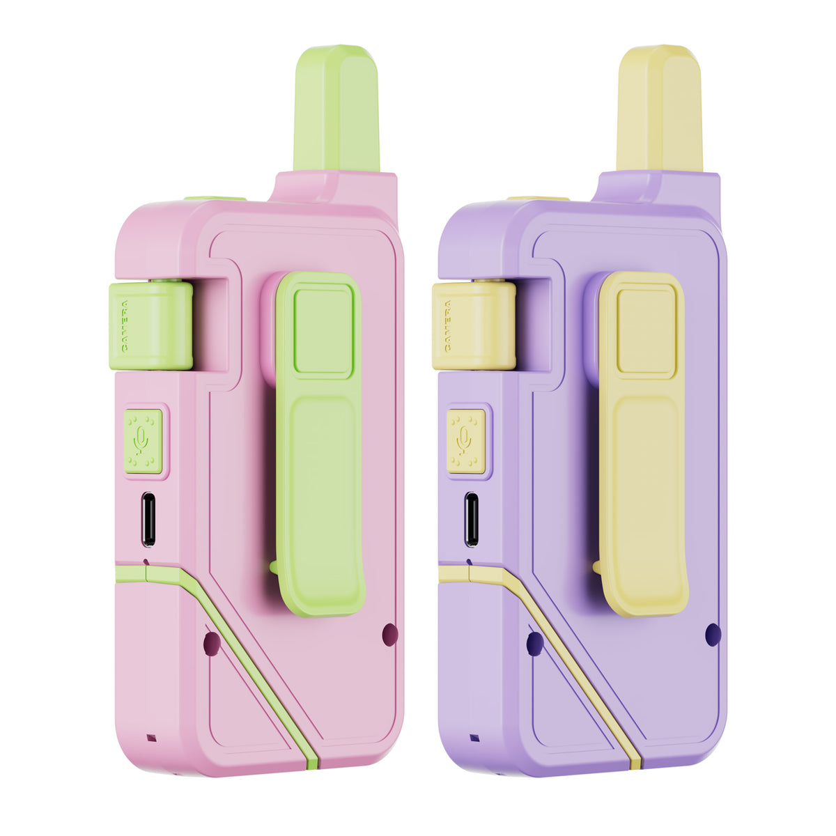 Contixo TK1 Kids Video Walkie Talkies | Pink & Purple 2-Pack with Camera