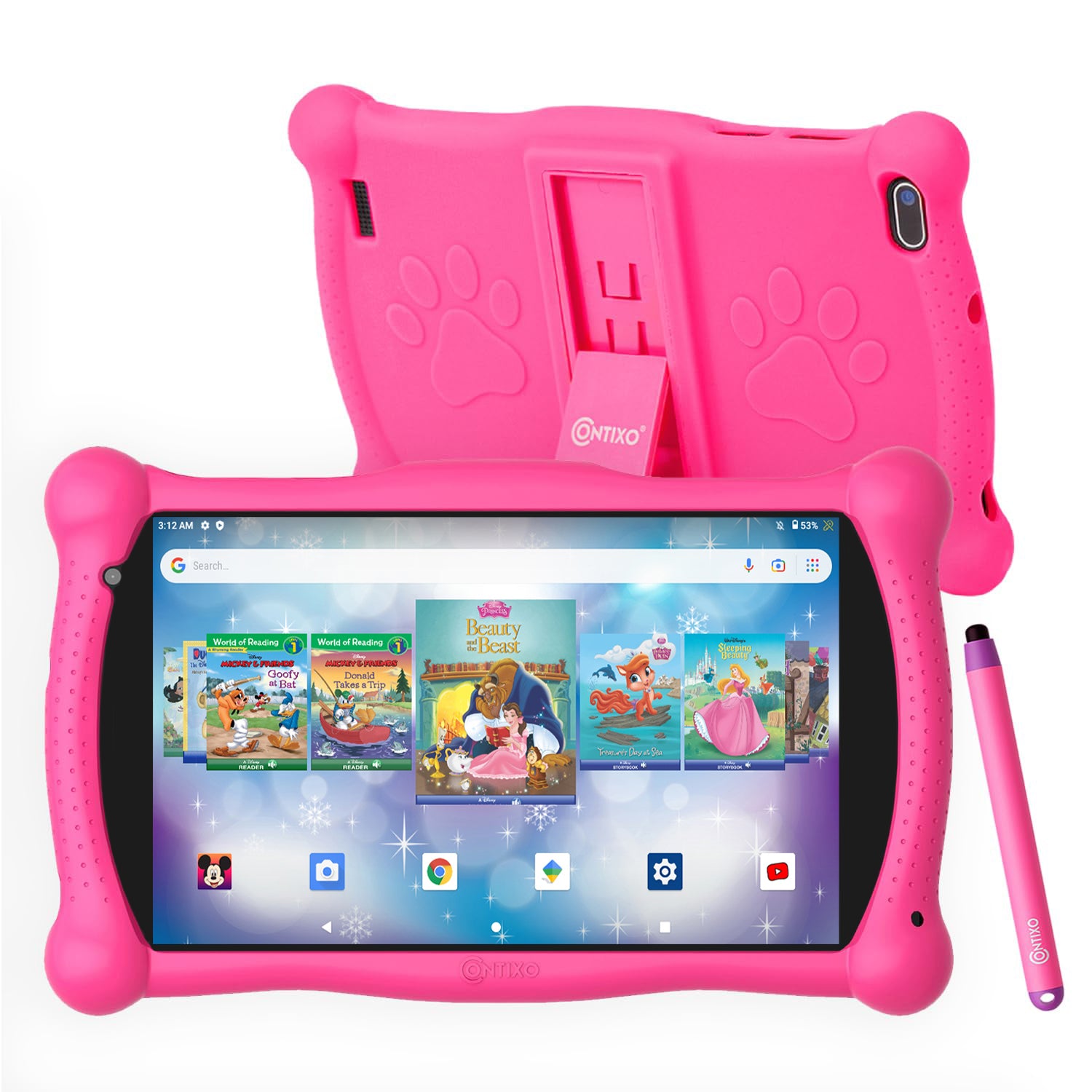 Contixo 7” V10 Kids Bluetooth 32GB Tablet featuring with 50 Disney E-books