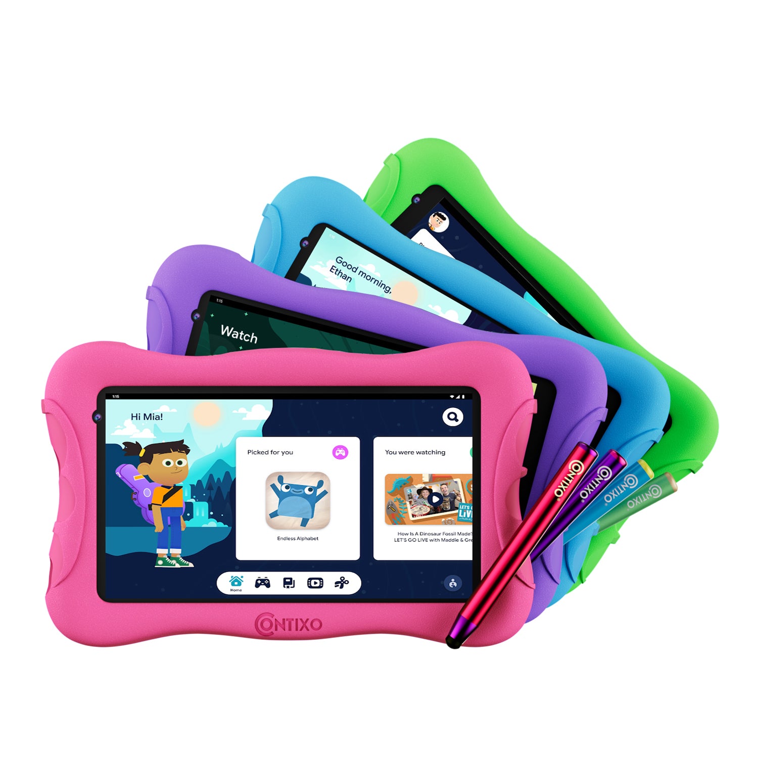 32GB　V10+　Contixo　Kids　7-Inch　Tablets