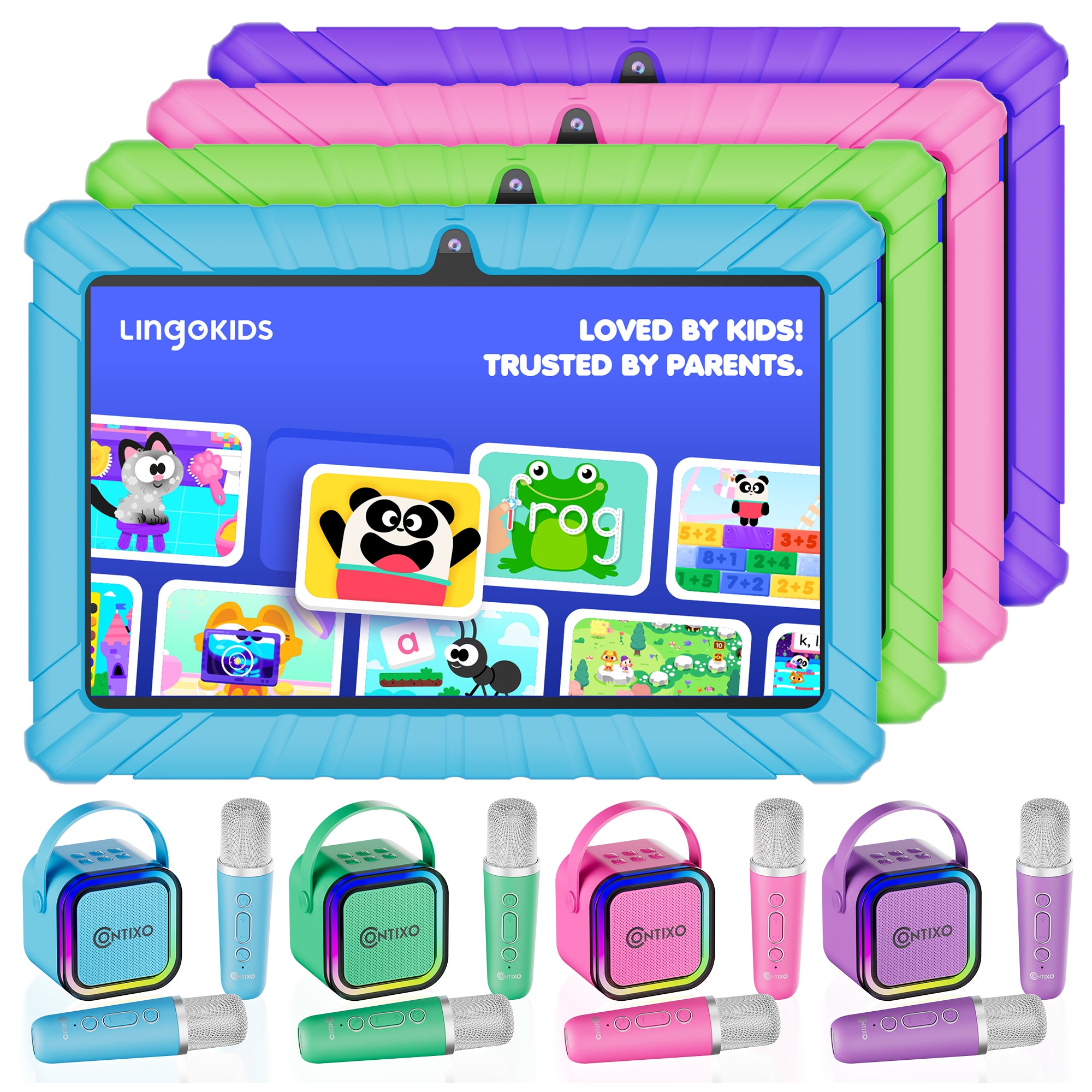 Contixo V8 7- Kids Tablet - Bluetooth Karaoke & Learnin