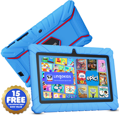 Contixo V8-2 - 7-Inch Kids Tablet - STEM Learning, 32GB, Wi-Fi, Parental Controls