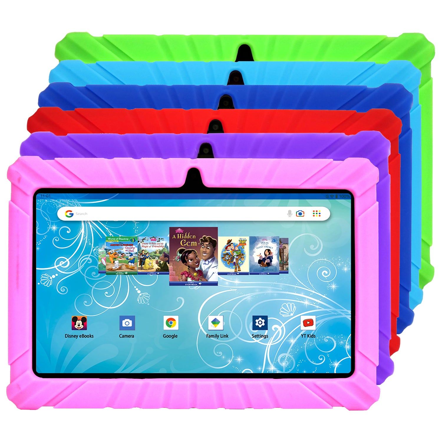 Kids Tablet 8 inch Android 11 Tablet for Kids Toddler 32GB WiFi BT Dual  Cameras