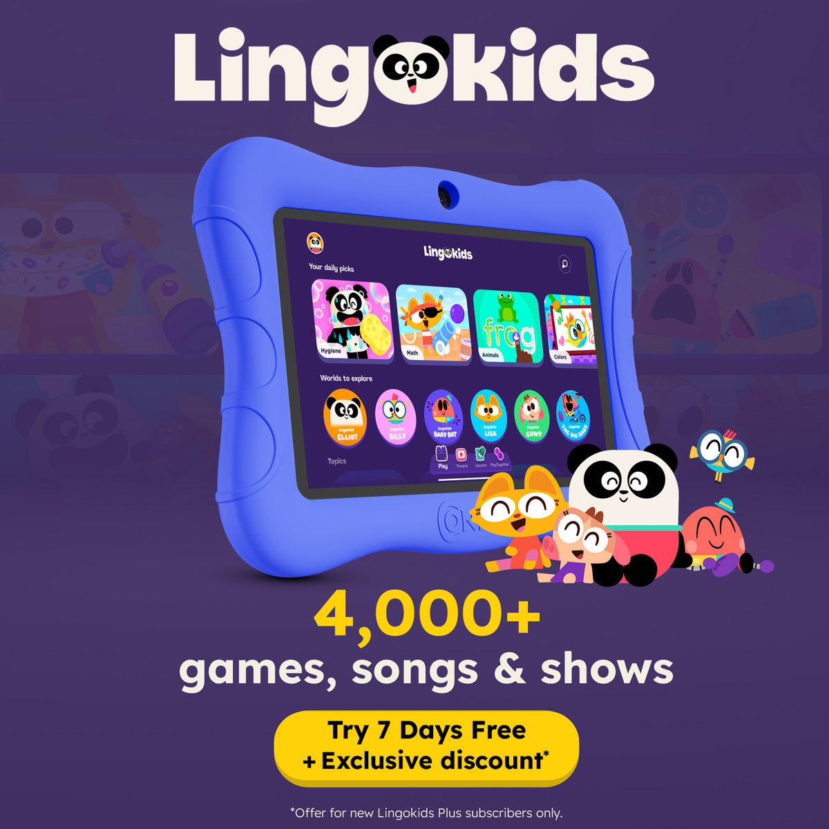 Contixo 7" Kids V9 Tablet Bundle | 32GB Android 13 | Wired KB7 Headphones & Bag