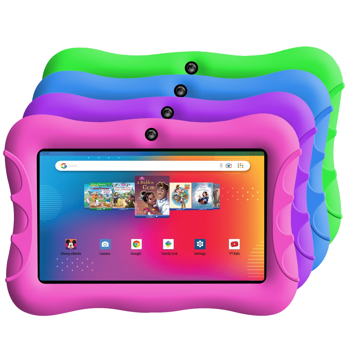 Contixo V9 Kids HD 7" Tablet - 50 Disney eBooks & Kickstand Included