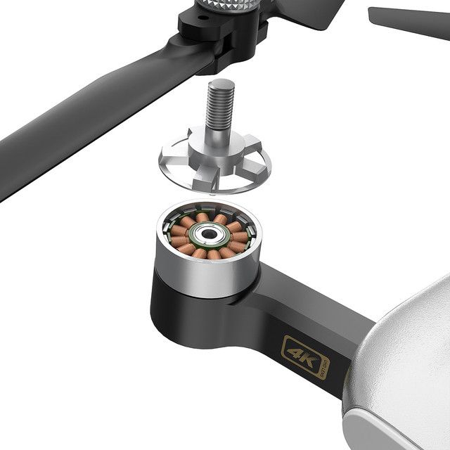 Contixo F30 GPS 4K Drone with UHD Camera, Brushless Motor, Follow Me, 2 Batteries & Carrying Case - Foldable FPV Quadcopter for Kids & Adults
