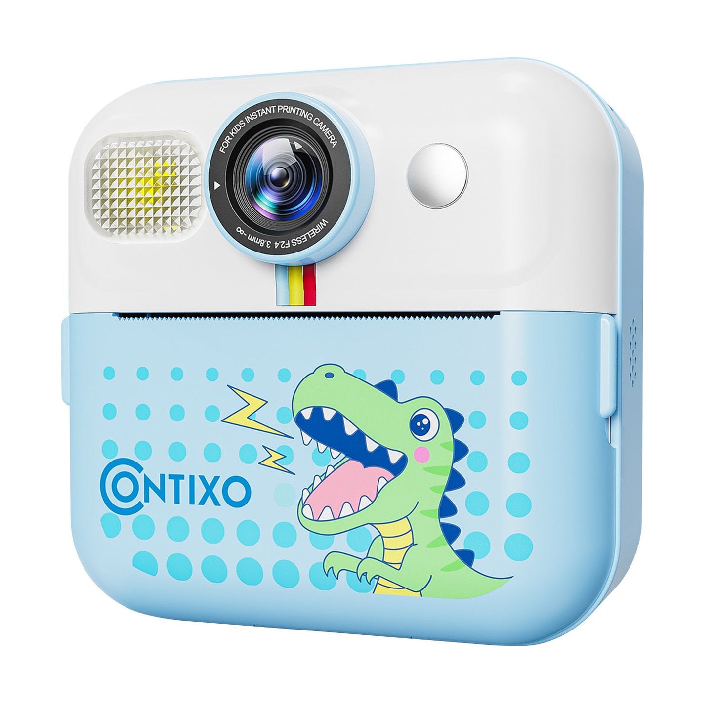 Contixo KC4  Kids Instant Print Camera, HD 1080P Digital Camera with 3 Rolls of Paper & 32G Card, 16X Zoom, Games & MP3, Ages 3-12