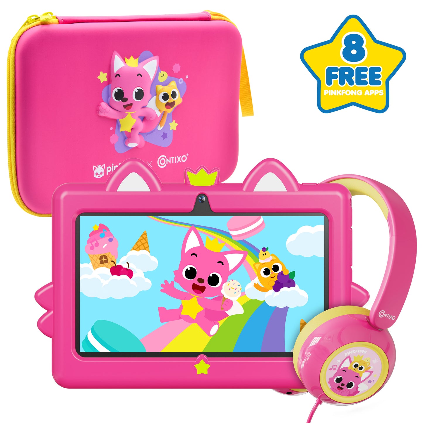 Pinkfong Baby Shark Kids Tablet Bundle