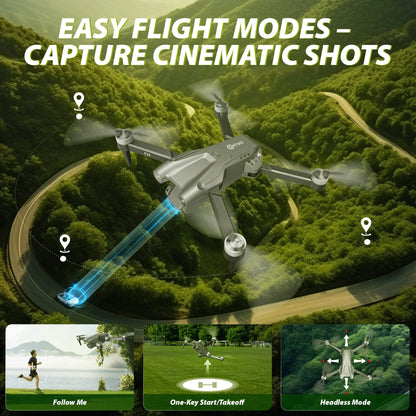 Contixo F25 Mini Drone - 1080p FHD Camera, GPS, 4.3- FPV Screen, Smart Flight Modes, Brushless Motors, Auto Return, FAA-Exempt