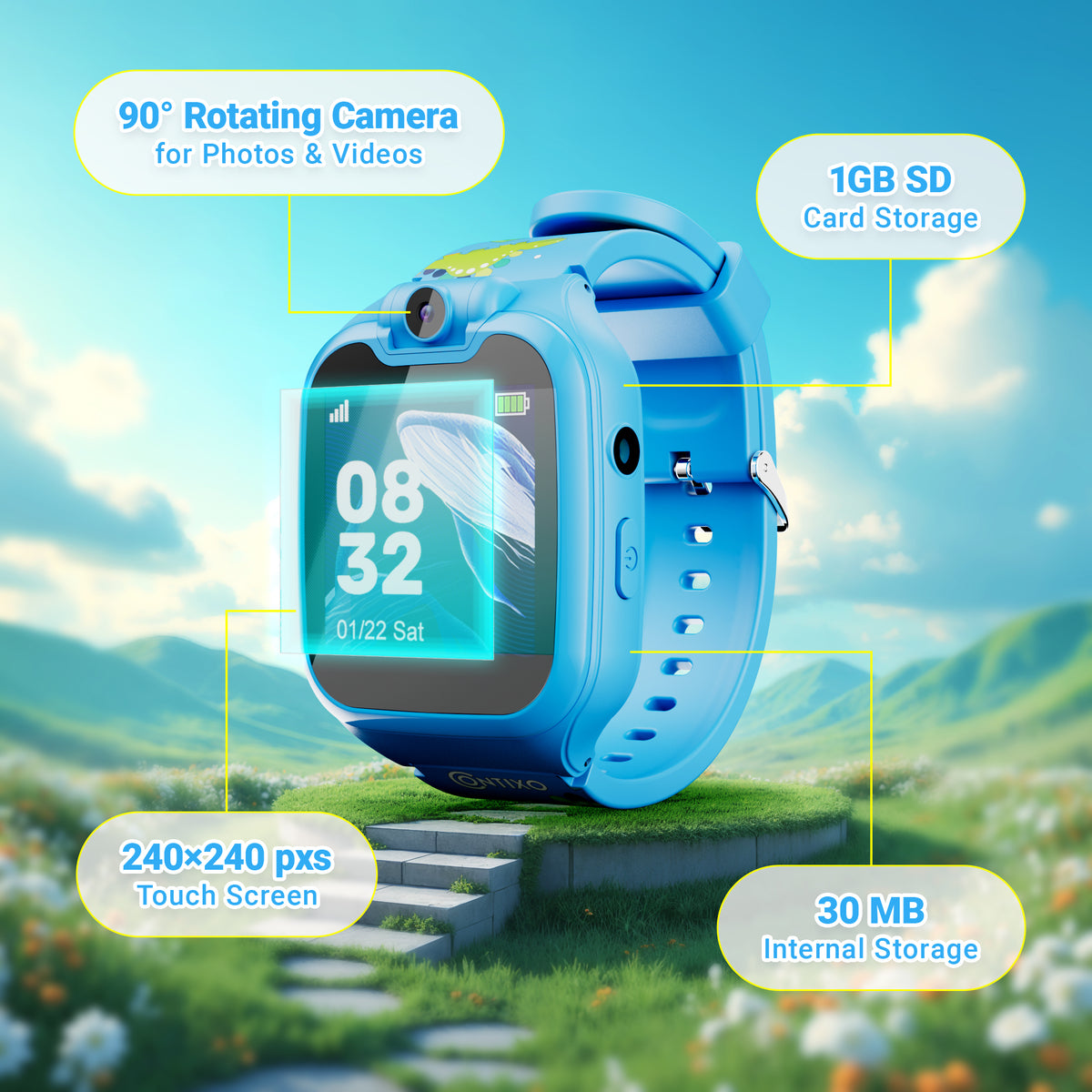 Contixo V9 Kids Tablet with Smartwatch