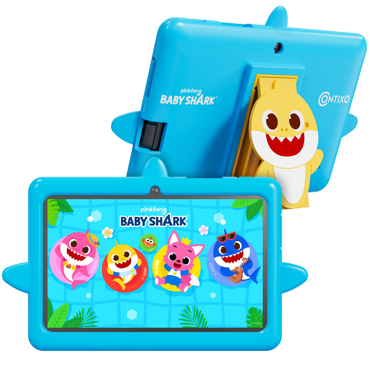 Pinkfong Baby Shark A8 7” Kids Tablet by Contixo | Android 16, 32GB