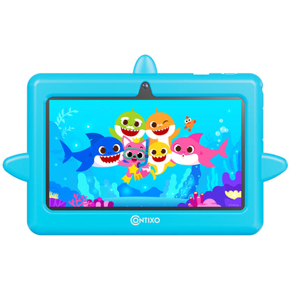 Pinkfong Baby Shark A8 7” Kids Tablet by Contixo | Android 16, 32GB