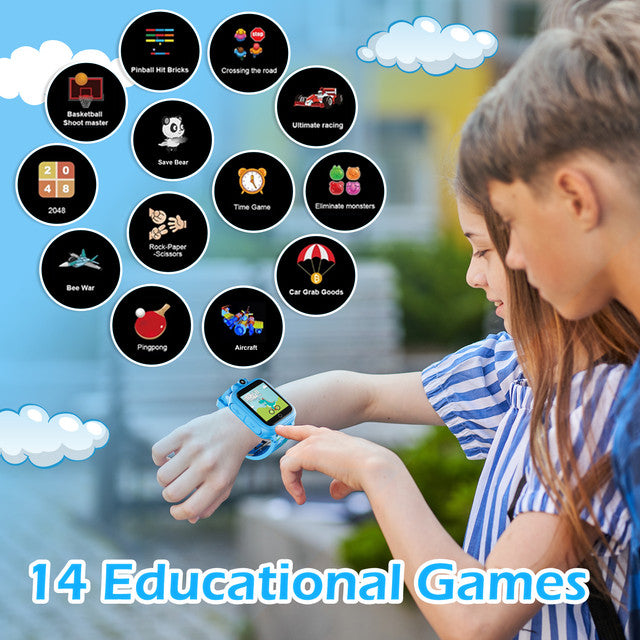 Contixo Smart Watch for Kids with Educational Games, HD Touch Screen, Camera, and MP3 Music Player