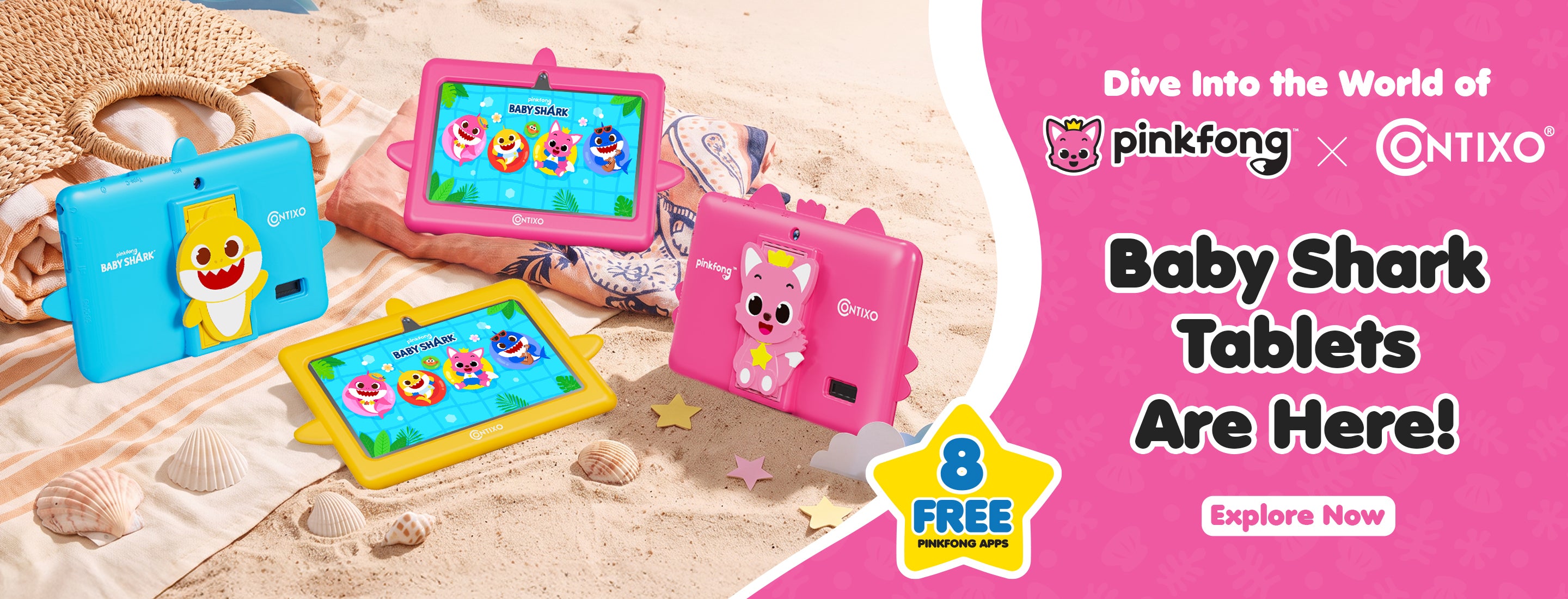 Pinkfong x Baby Shark Contixo banner