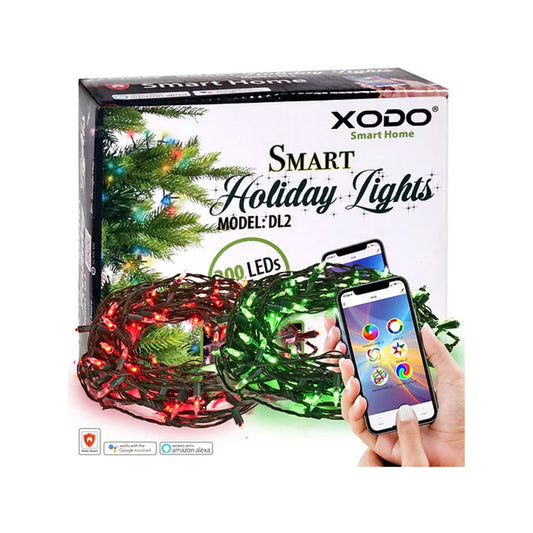 XODO DL2 Smart Christmas String Lights - Voice Controlled LED Lights