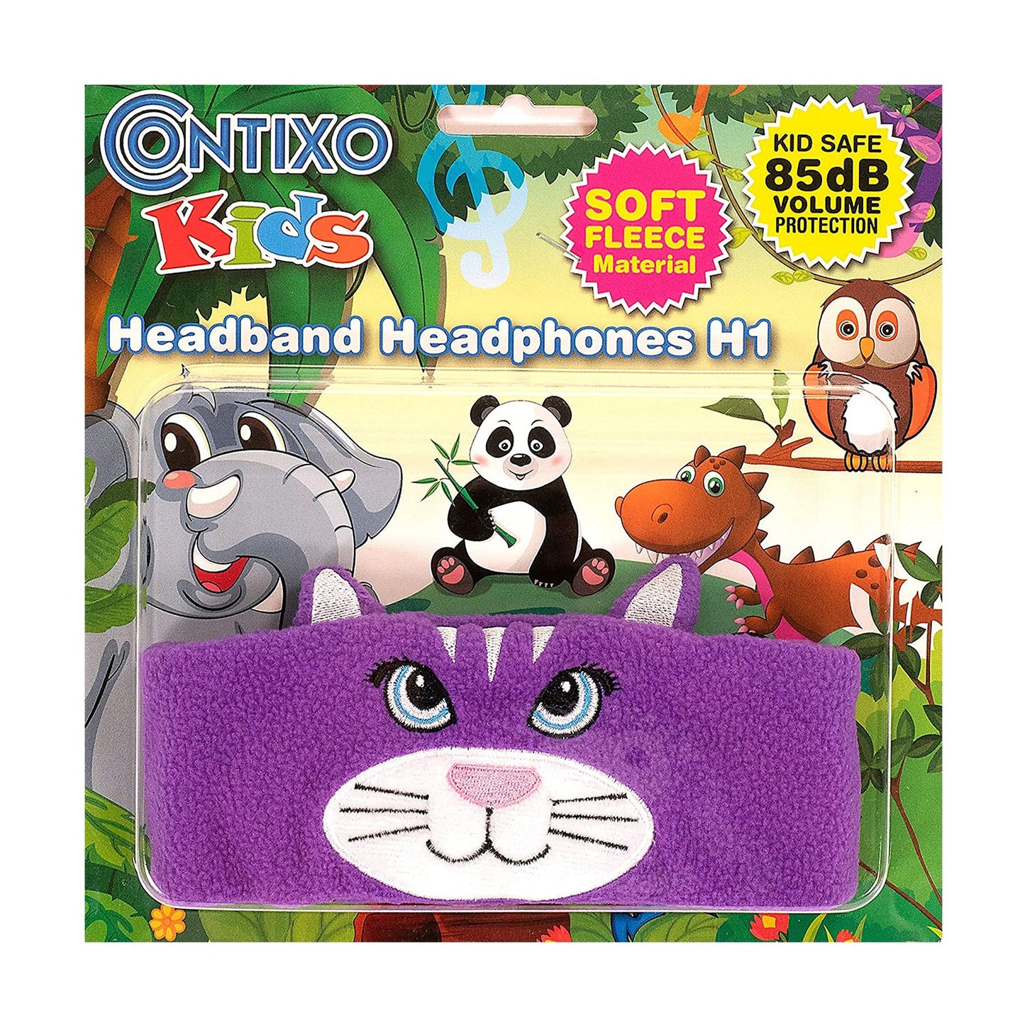 Contixo H1 Adjustable Fleece Headband Headphones