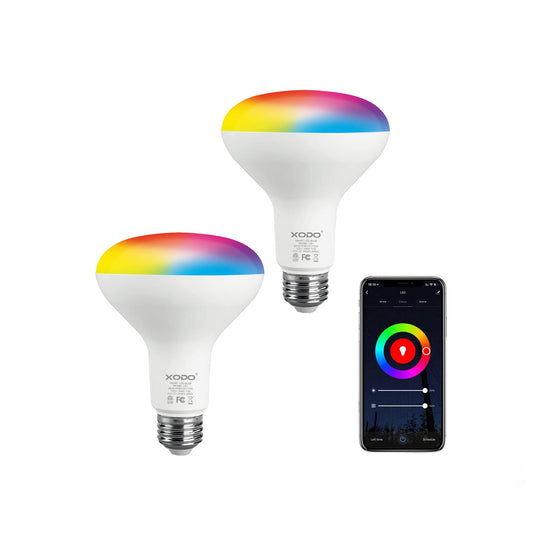 XODO LB1 Smart Light Bulbs - Color Changing LED Wi-Fi Bulbs