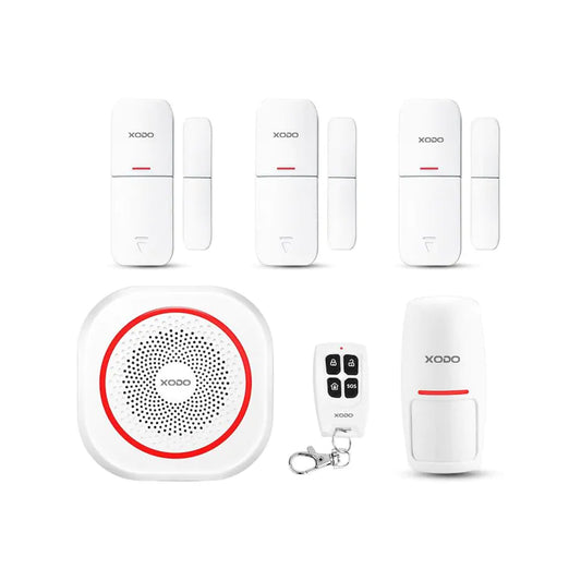 XODO PK6 Smart Home Security Kit - Complete Wireless Alarm System