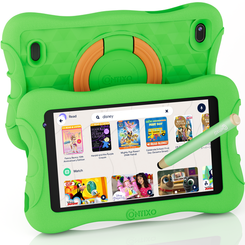 Contixo 7” V8-2 32GB Kids Tablet Featuring 50 Disney eBooks Ages 3-10