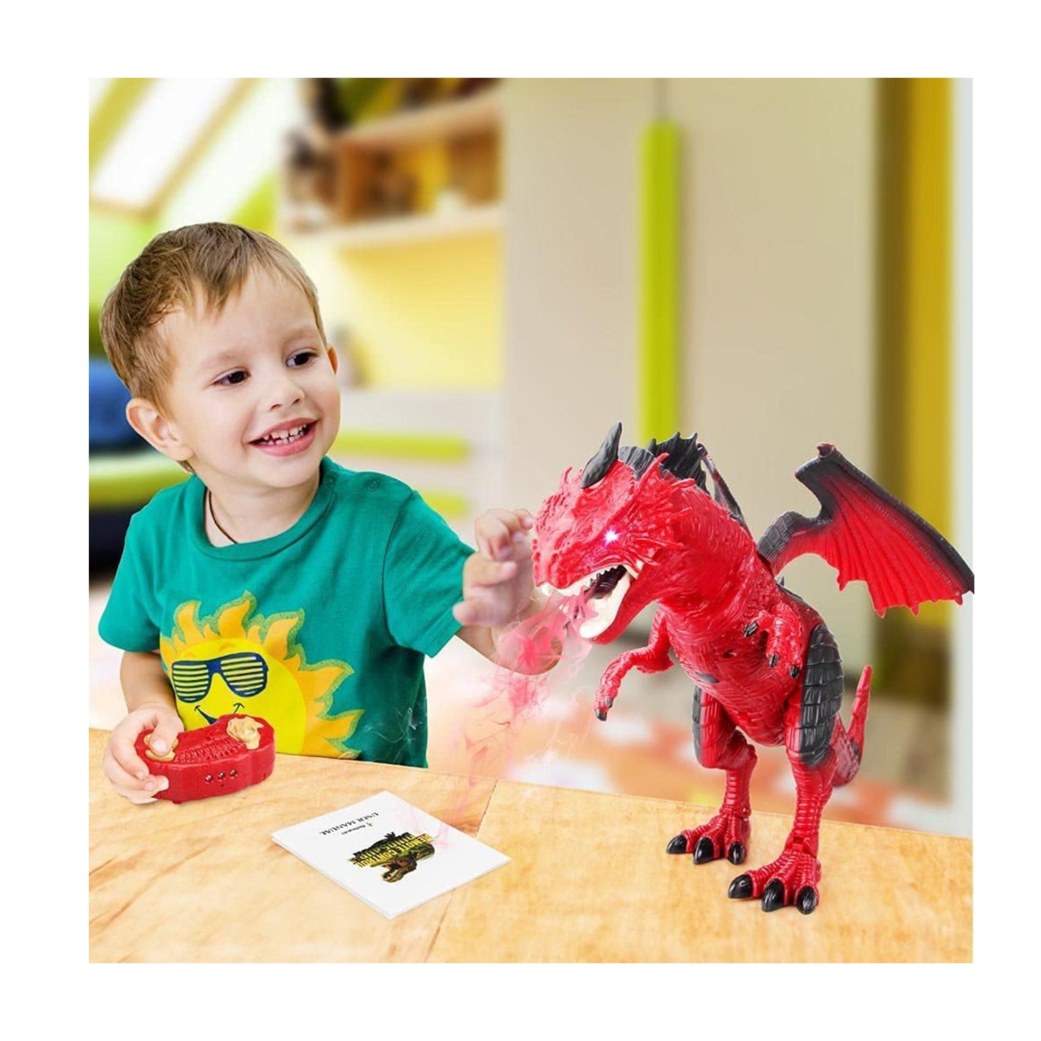 Contixo DR3 Remote Control RC Dragon Dinosaur Toy