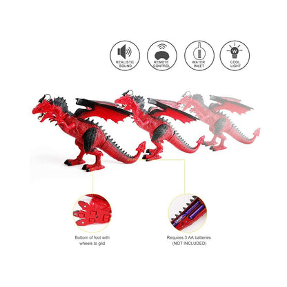 Contixo DR3 Remote Control RC Dragon Dinosaur Toy