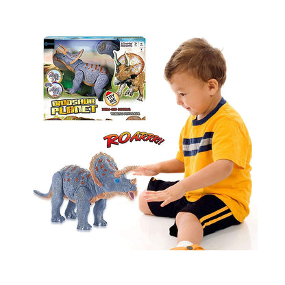 Contixo DR2 Remote Control RC Walking Triceratops Dinosaur Toy