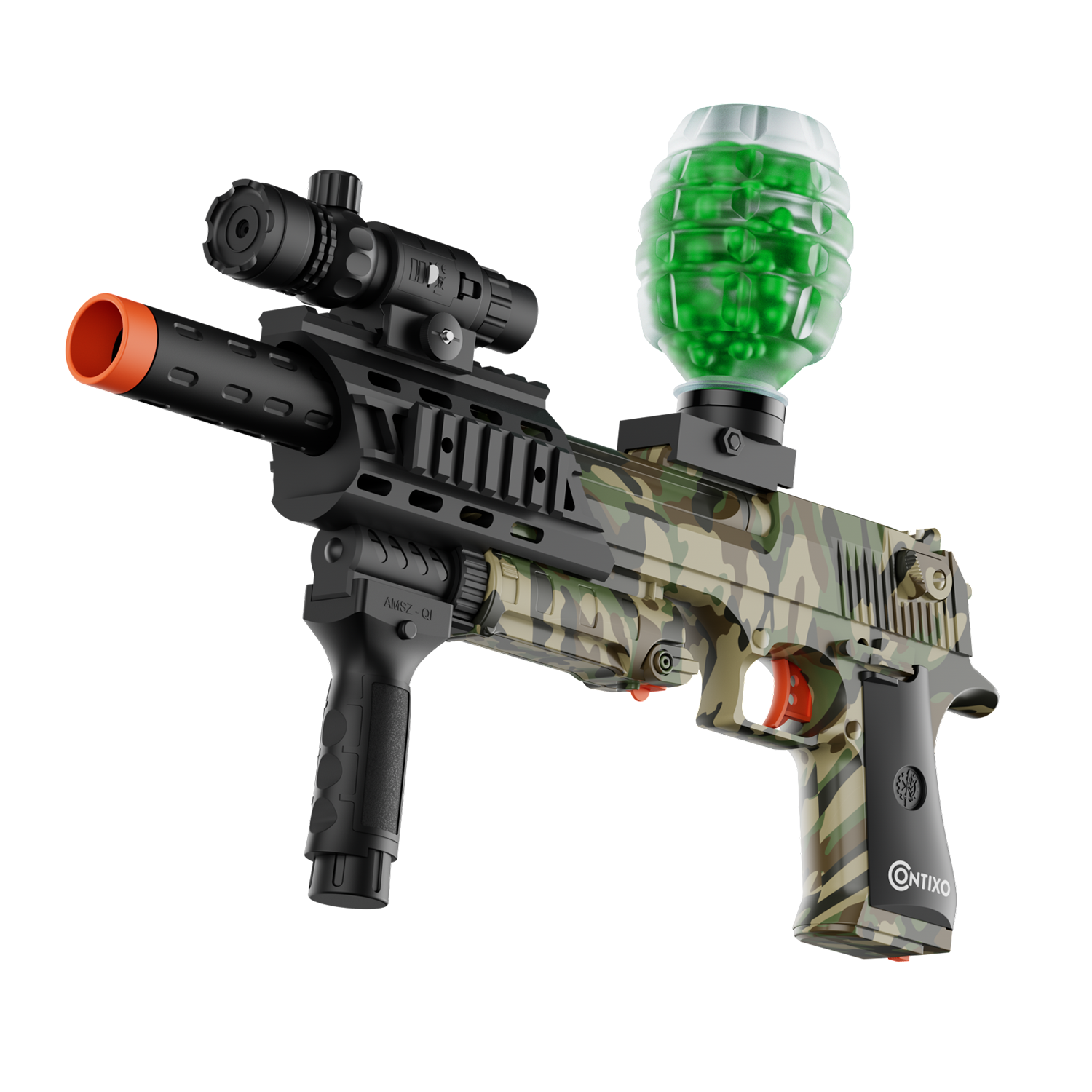 Contixo GB1 Camo Automatic Gel Ball Blaster with 30,000 Gel Beads