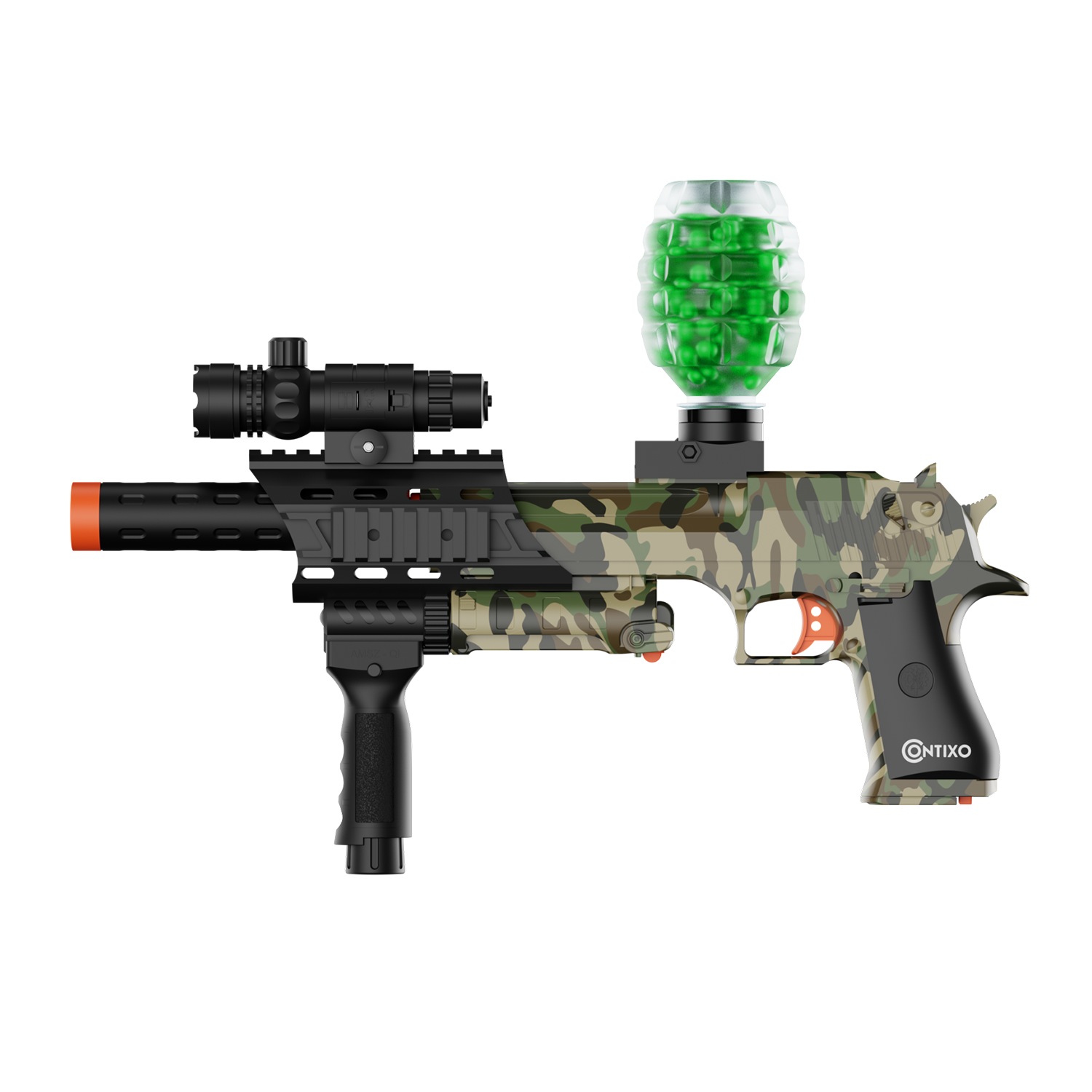 Contixo GB1 Camo Automatic Gel Ball Blaster with 30,000 Gel Beads